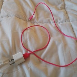 iPhone charger and cord